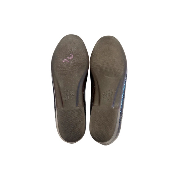 SAS Simplify Loafer Moccasin Flats Faux Croc Patent Leather Brown Women’s Size 9 - Picture 8 of 9